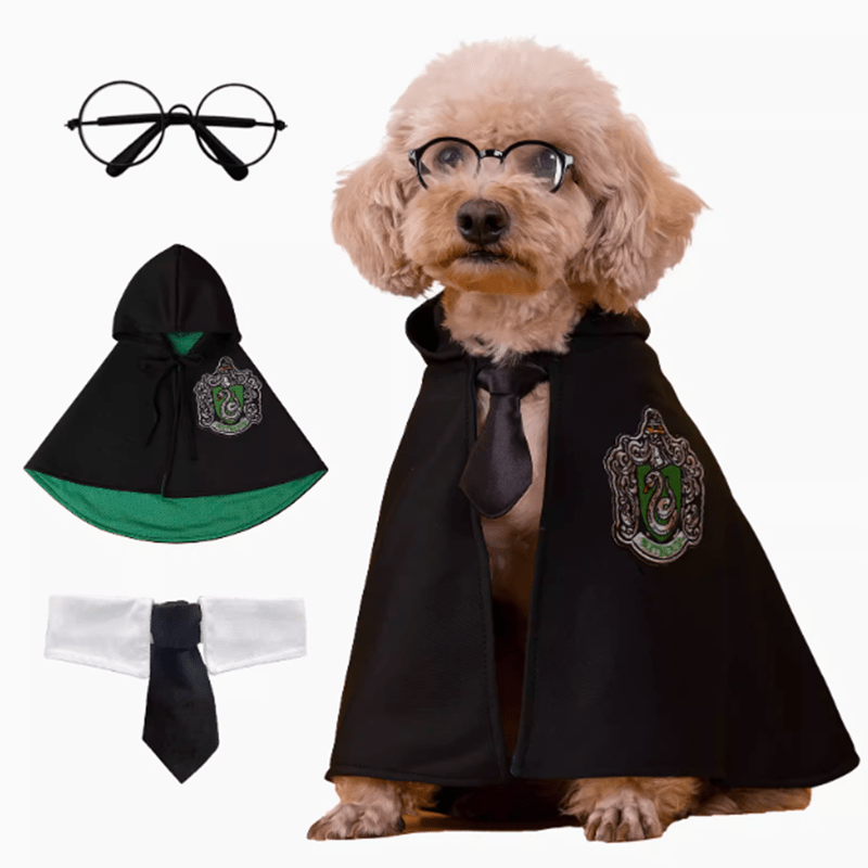 Halloween Harry Potter Cloak Pet Costume Dog Magic Cape - PIKAPIKA