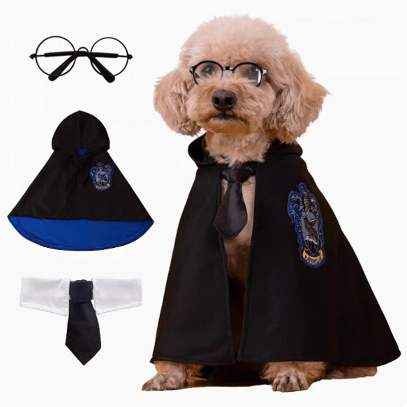 Halloween Harry Potter Cloak Pet Costume Dog Magic Cape - PIKAPIKA