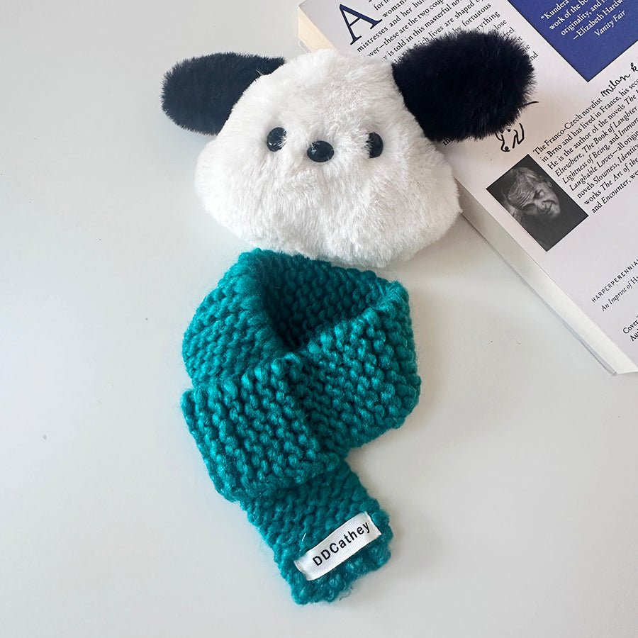 Hand Made Knit Dog Scarf Cat Scarves Neck Warm Collar - PIKAPIKA