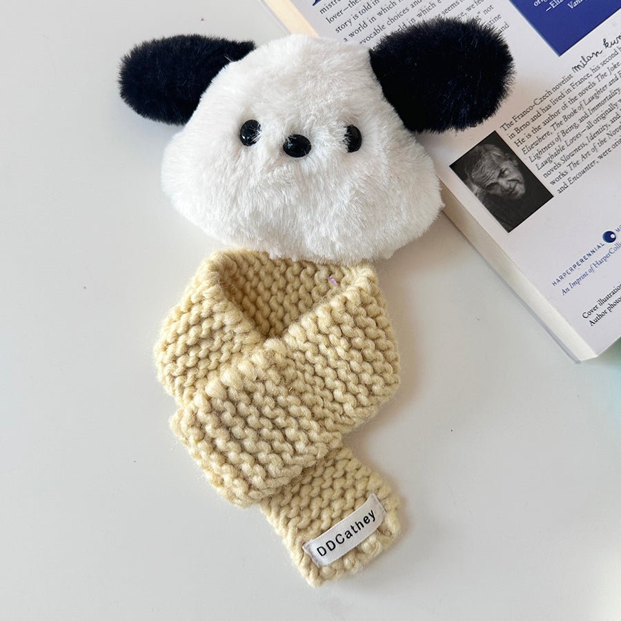 Hand Made Knit Dog Scarf Cat Scarves Neck Warm Collar - PIKAPIKA
