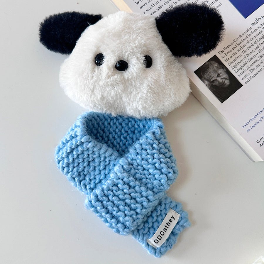 Hand Made Knit Dog Scarf Cat Scarves Neck Warm Collar - PIKAPIKA
