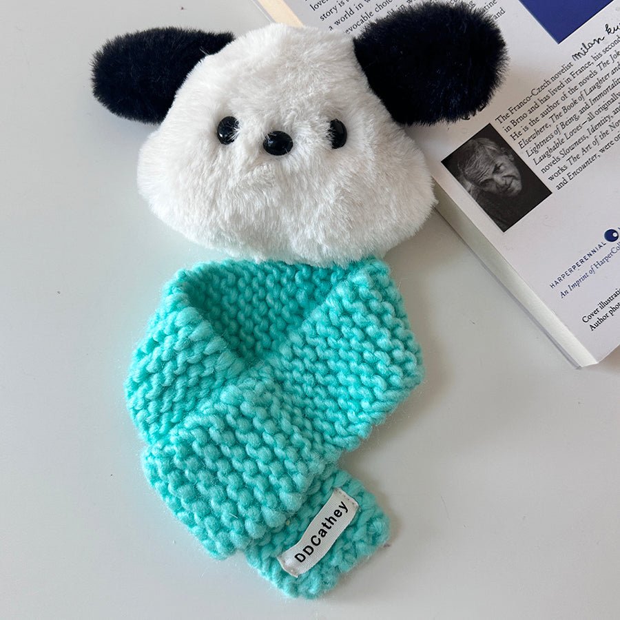 Hand Made Knit Dog Scarf Cat Scarves Neck Warm Collar - PIKAPIKA