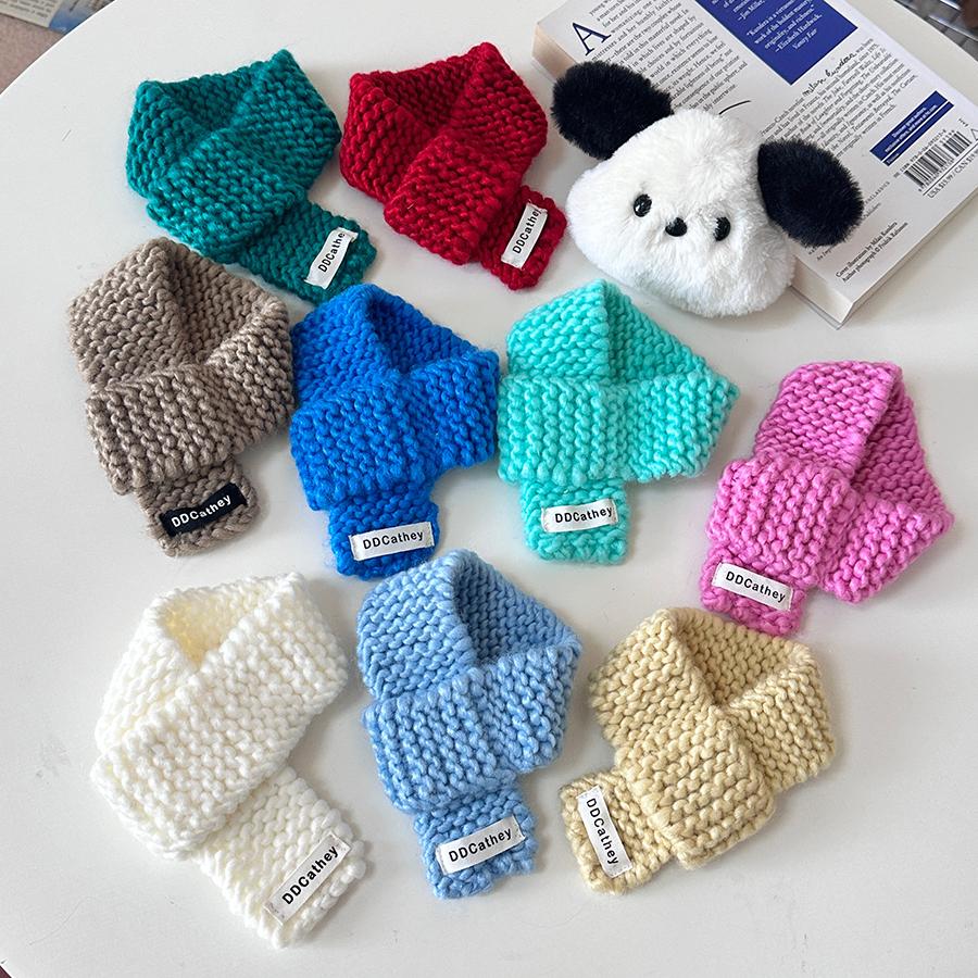 Hand Made Knit Dog Scarf Cat Scarves Neck Warm Collar - PIKAPIKA