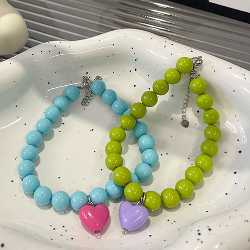 Handmade Love Pendant Dog Cat Necklace Accessories - PIKAPIKA