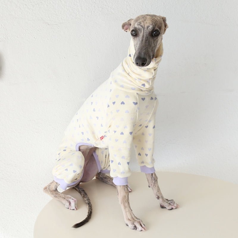 Heart Print Outfit for Italian Greyhound Whippet Dog Clothes - PIKAPIKA