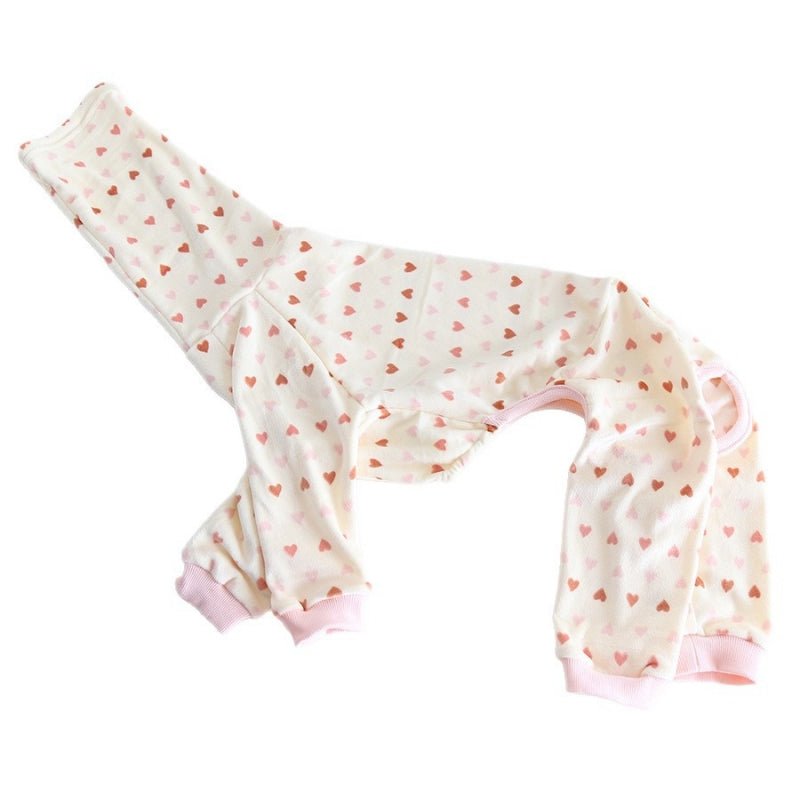 Heart Print Outfit for Italian Greyhound Whippet Dog Clothes - PIKAPIKA
