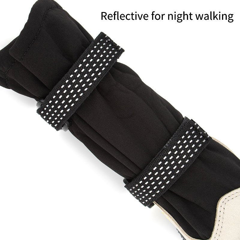 High - Top Dog Shoes Boots Fleece Waterproof Reflective Outdoor Gear - PIKAPIKA