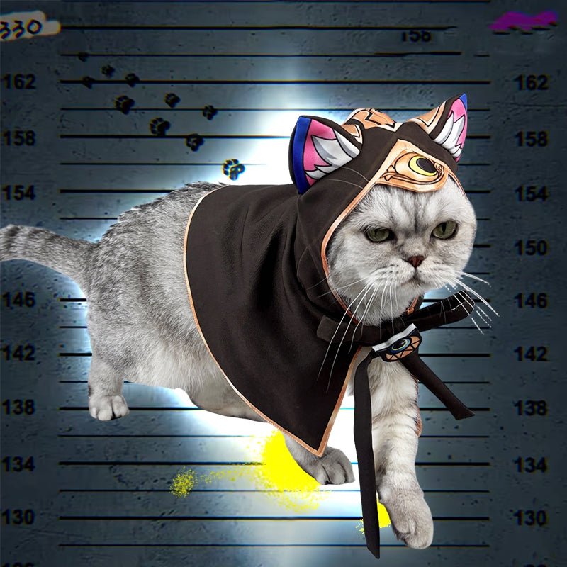 Honkai Star Rail Cipher Hooded Cape Cat Costume Pet Cloak Cosplay - PIKAPIKA