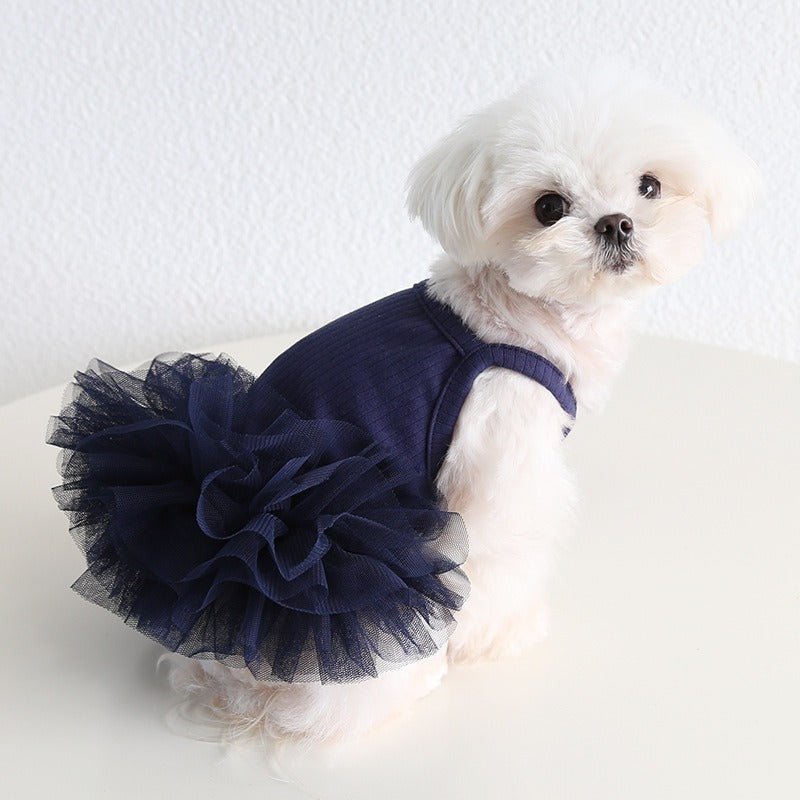 Hot Likes Layered Lace Princess Dog Dress Dog Clothes - PIKAPIKA