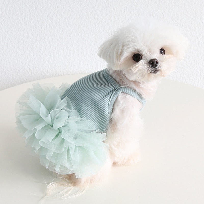 Hot Likes Layered Lace Princess Dog Dress Dog Clothes - PIKAPIKA