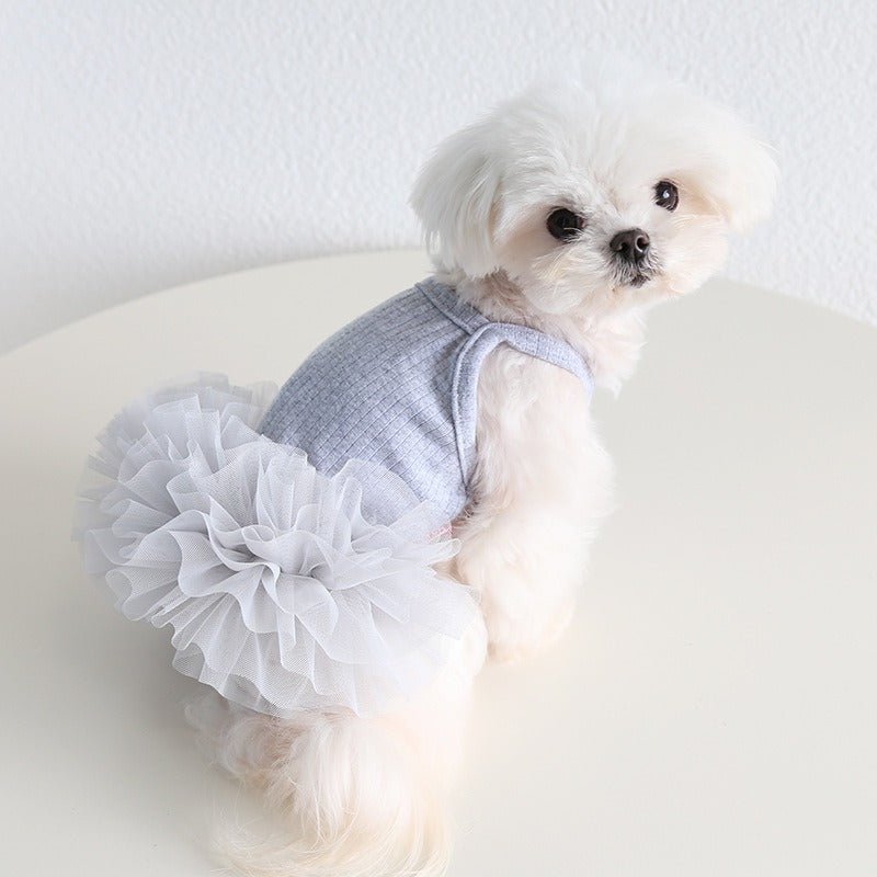Hot Likes Layered Lace Princess Dog Dress Dog Clothes - PIKAPIKA