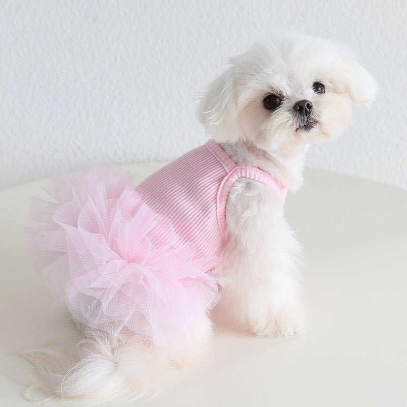 Hot Likes Layered Lace Princess Dog Dress Dog Clothes - PIKAPIKA