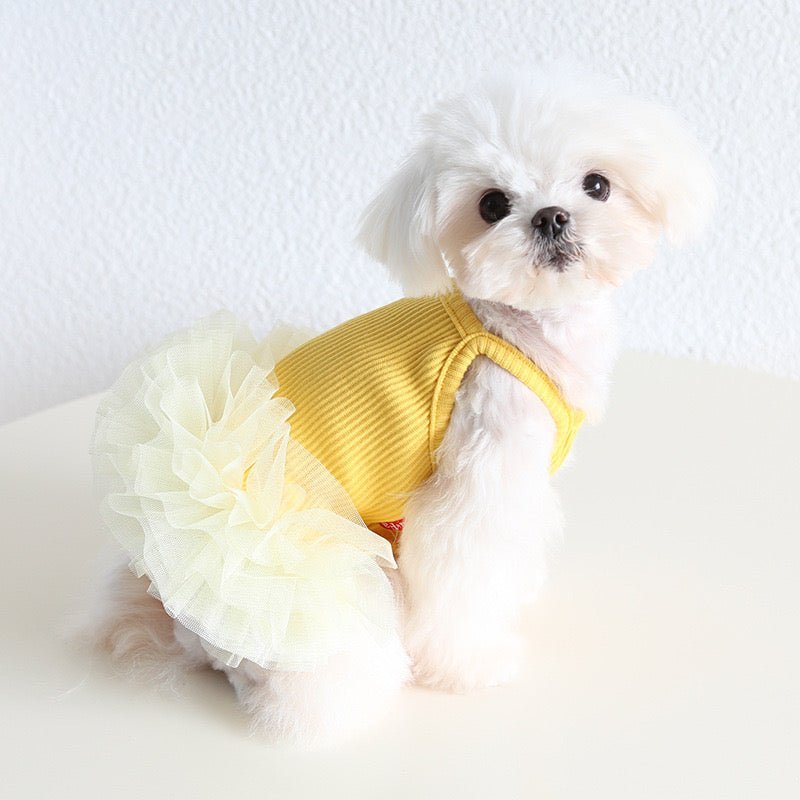 Hot Likes Layered Lace Princess Dog Dress Dog Clothes - PIKAPIKA