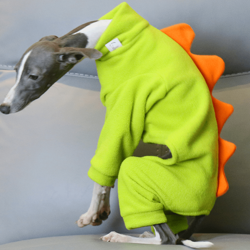 Italian Greyhound Onesies Double Fleece Monster Thick Whippet Dog Clothes - PIKAPIKA