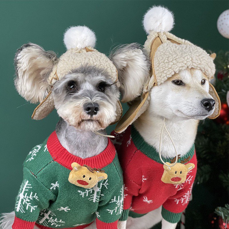 Lamb Woolen Dog Hat - PIKAPIKA