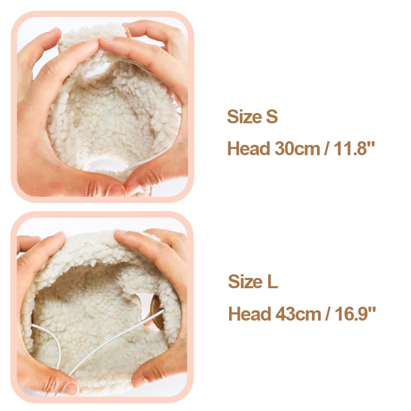 Lamb Woolen Dog Hat - PIKAPIKA