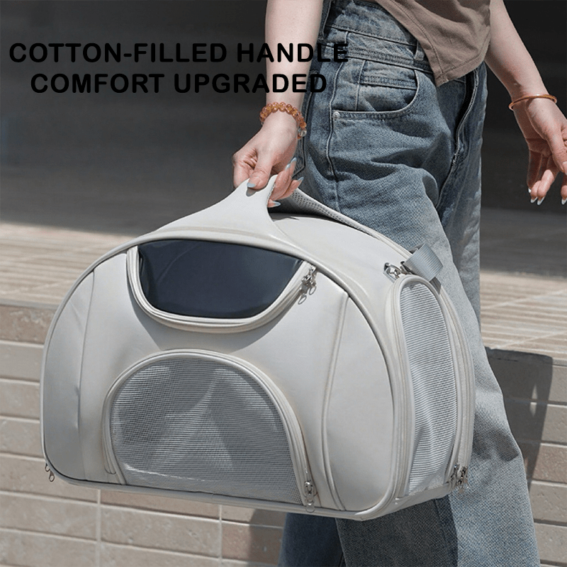 Large Capacity Travel Trolley Backpack Portable Pet Carrier Suitcase - PIKAPIKA