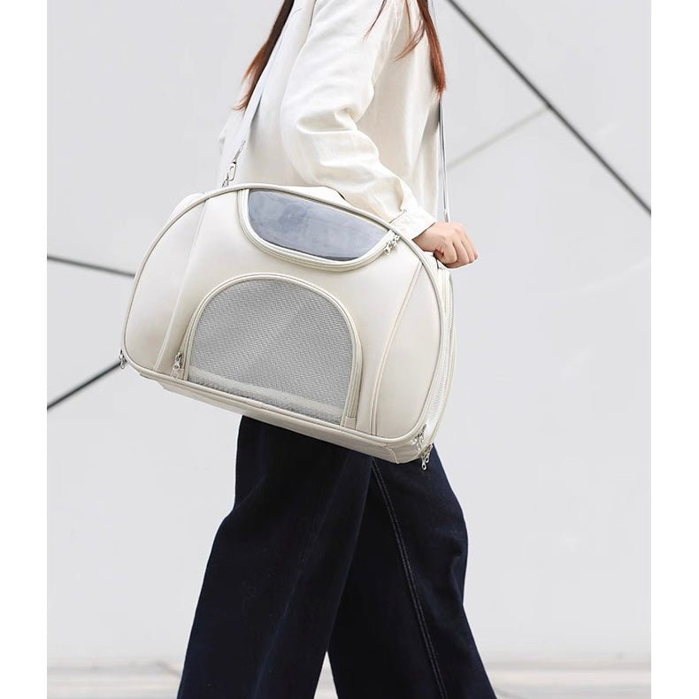 Large Capacity Travel Trolley Backpack Portable Pet Carrier Suitcase - PIKAPIKA