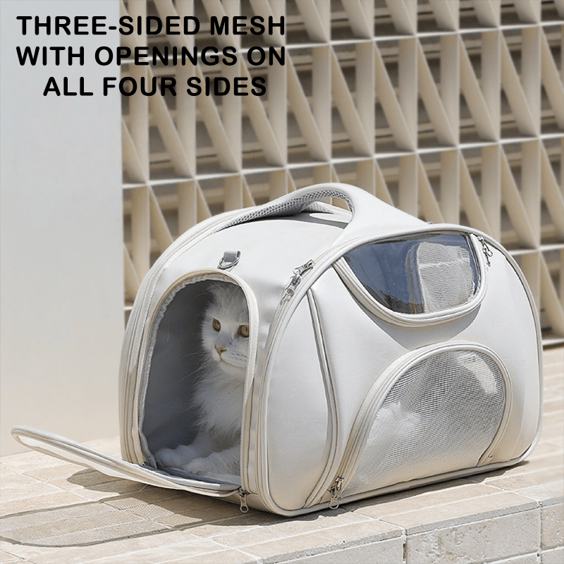 Large Capacity Travel Trolley Backpack Portable Pet Carrier Suitcase - PIKAPIKA