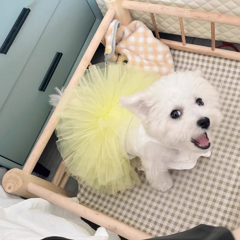 Layered Cake Puppy Dog Princess Dress Dog Clothes - PIKAPIKA