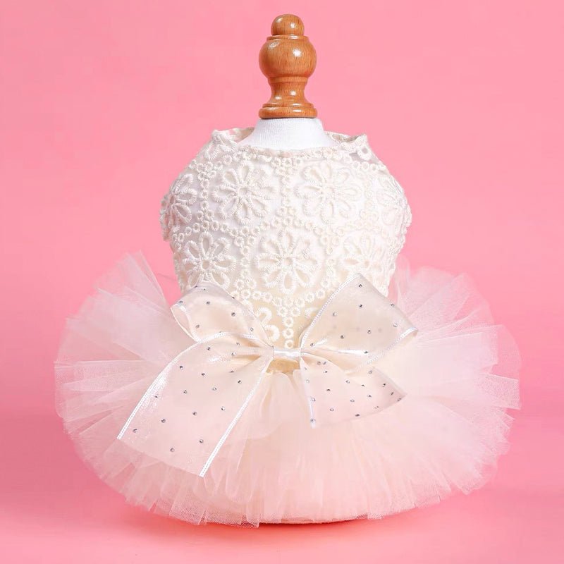 Layered Cake Puppy Dog Princess Dress Dog Clothes - PIKAPIKA