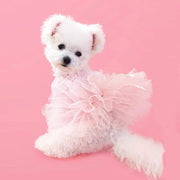 Layered Cake Puppy Dog Princess Dress Dog Clothes - PIKAPIKA