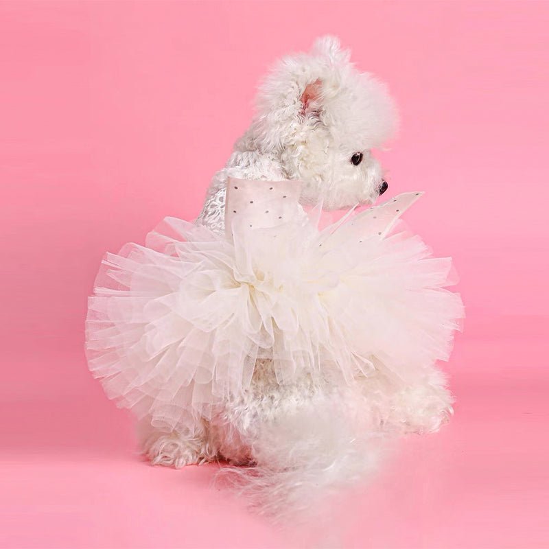 Layered Cake Puppy Dog Princess Dress Dog Clothes - PIKAPIKA