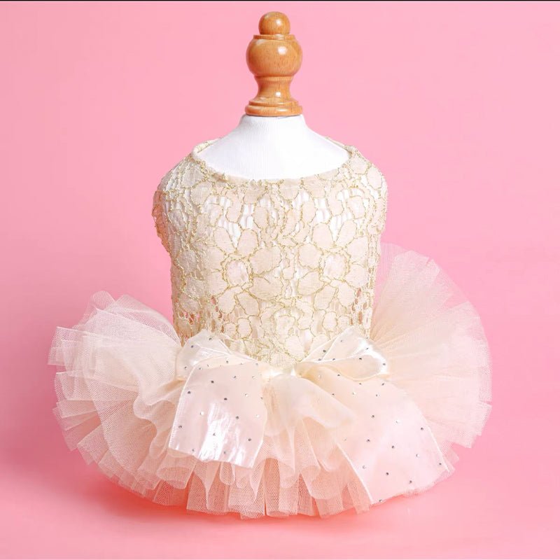 Layered Cake Puppy Dog Princess Dress Dog Clothes - PIKAPIKA