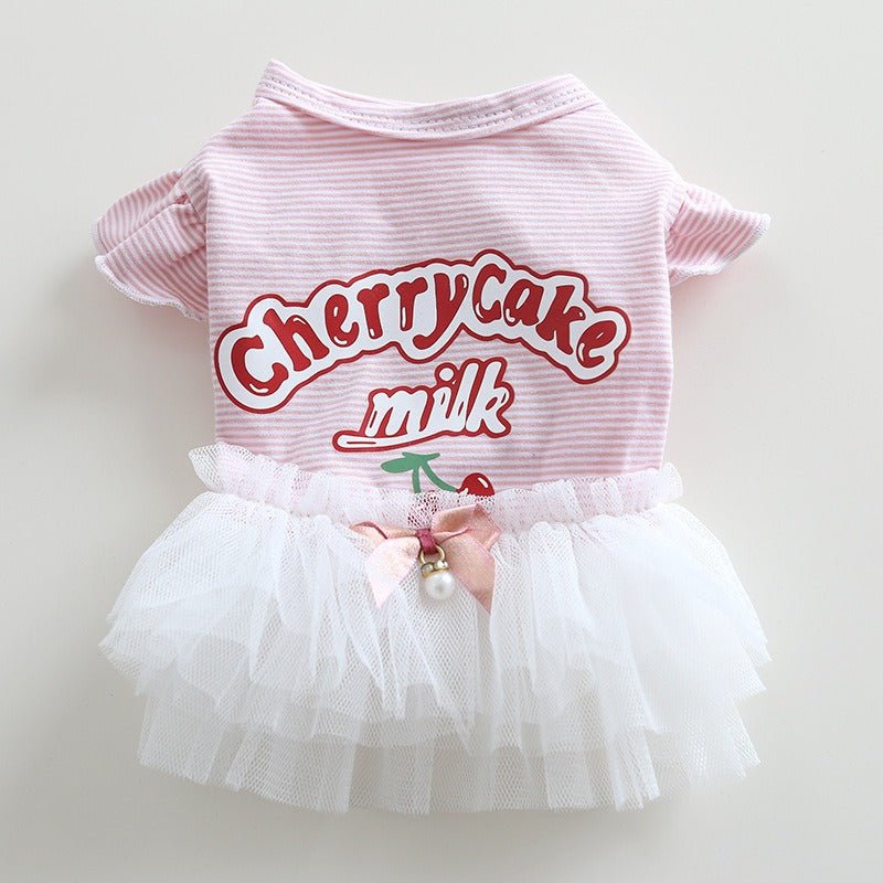 Layered Lace Dress Dog Clothes - PIKAPIKA