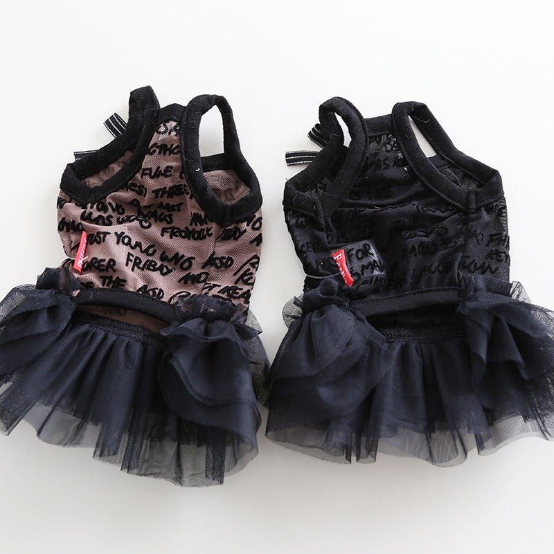 Layered Lace Dress Dog Clothes - PIKAPIKA