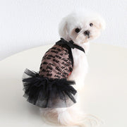 Layered Lace Dress Dog Clothes - PIKAPIKA