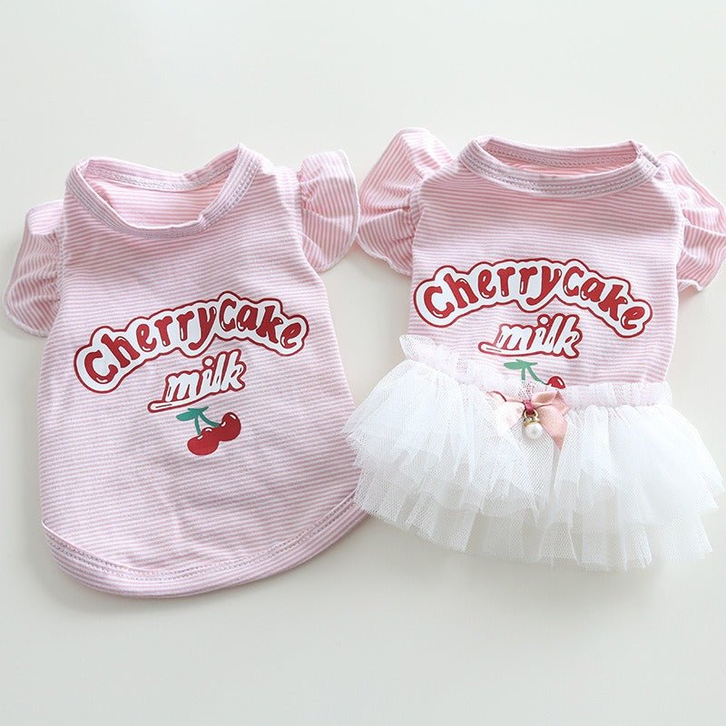 Layered Lace Dress Dog Clothes - PIKAPIKA