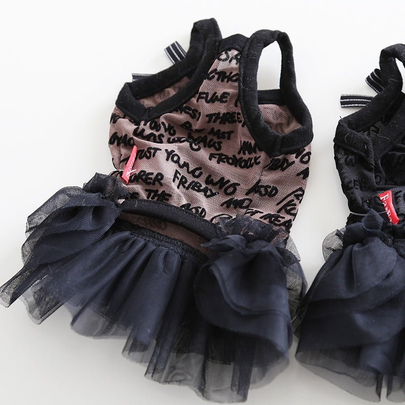 Layered Lace Dress Dog Clothes - PIKAPIKA