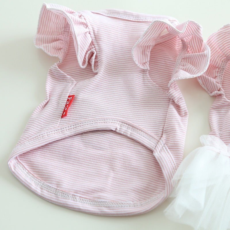 Layered Lace Dress Dog Clothes - PIKAPIKA