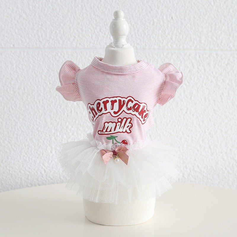 Layered Lace Dress Dog Clothes - PIKAPIKA