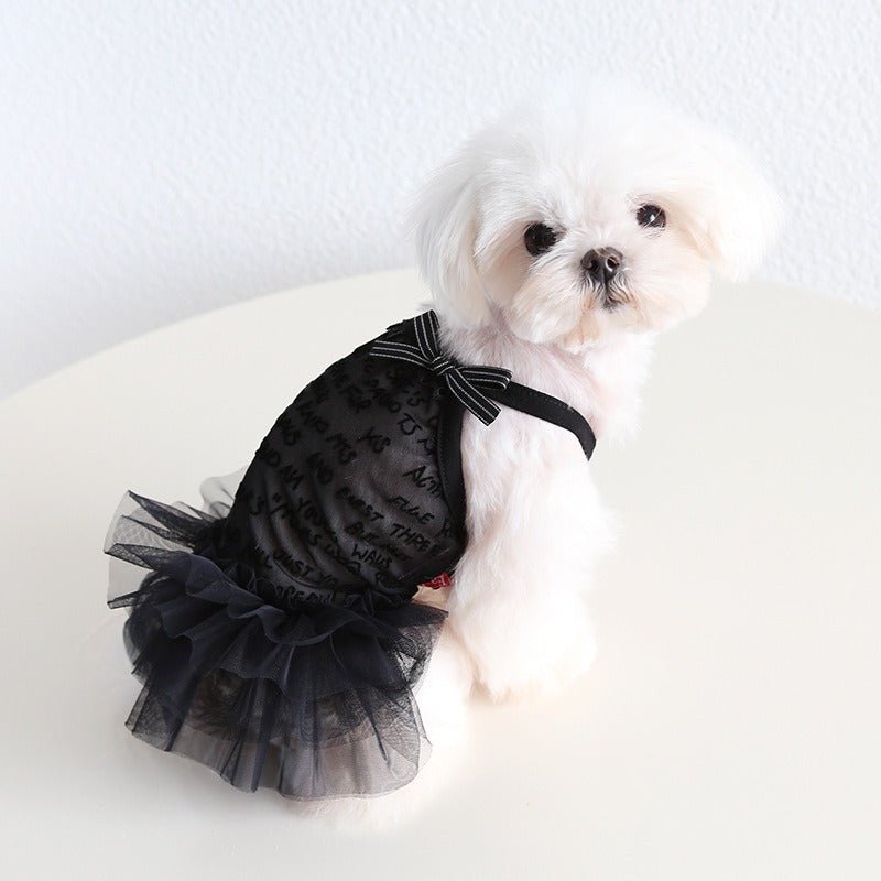 Layered Lace Dress Dog Clothes - PIKAPIKA