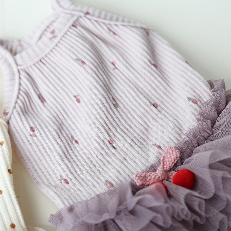 Layered Lace Dress Dog Clothes - PIKAPIKA