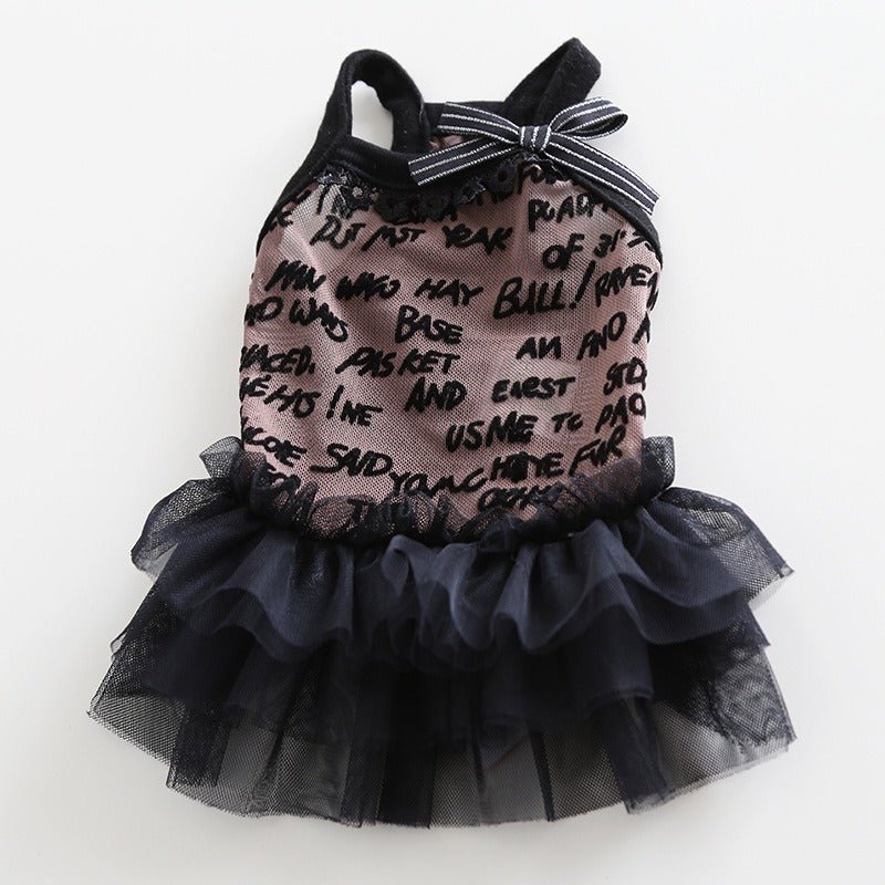 Layered Lace Dress Dog Clothes - PIKAPIKA