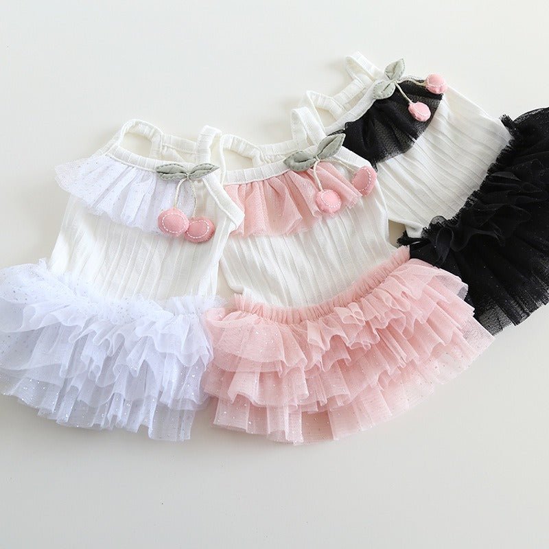 Layered Lace Princess Dog Dress Dog Clothes - PIKAPIKA