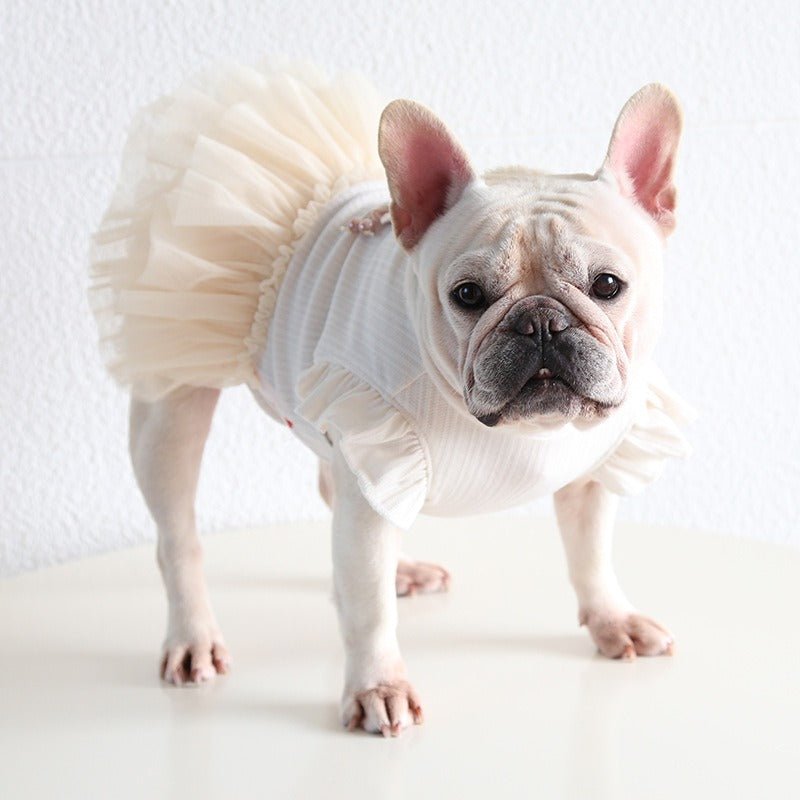 Layered Lace Princess Dog Dress Dog Clothes - PIKAPIKA