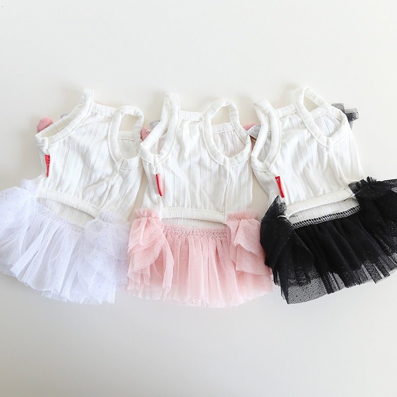 Layered Lace Princess Dog Dress Dog Clothes - PIKAPIKA