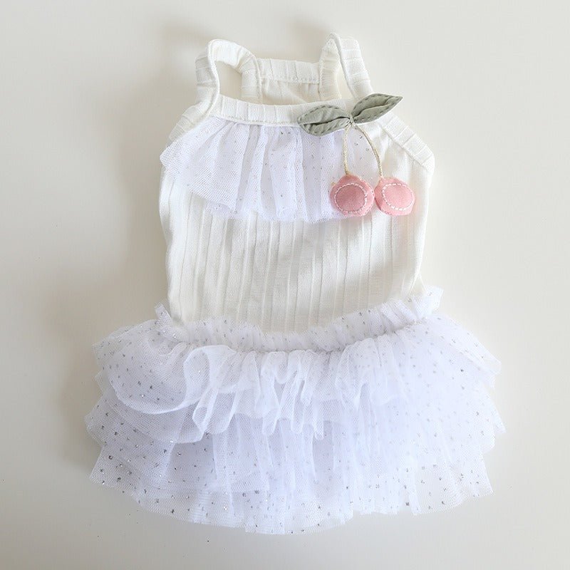 Layered Lace Princess Dog Dress Dog Clothes - PIKAPIKA