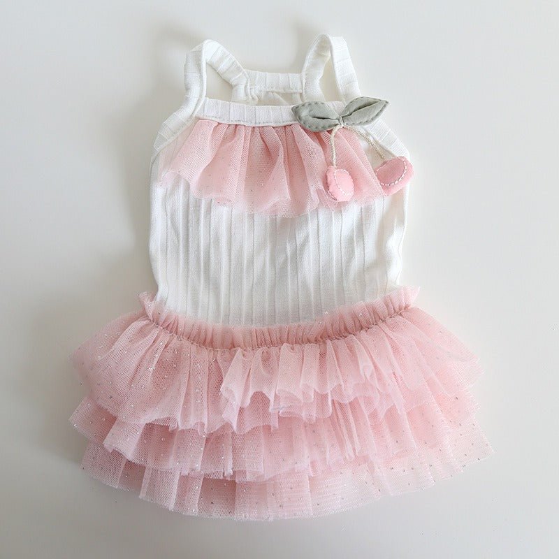 Layered Lace Princess Dog Dress Dog Clothes - PIKAPIKA