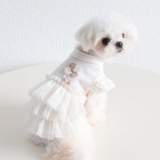 Layered Lace Princess Small Dog Dress Dog Clothes - PIKAPIKA