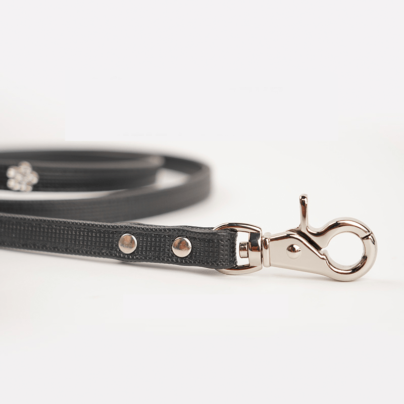 Leather Dog Collar Adjustable Rock Style - PIKAPIKA