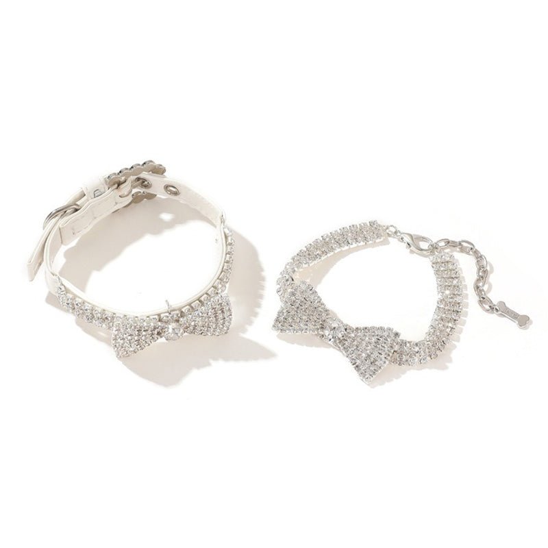 Luxury Diamond Crystal Collar Necklace Dog & Cat Accessories - PIKAPIKA