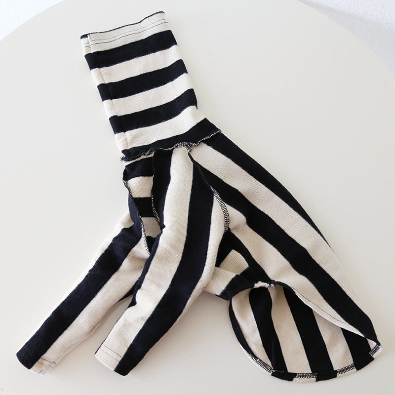 Milan Stripe Warm Fleece Italian Greyhound Whippet Dog Clothes - PIKAPIKA