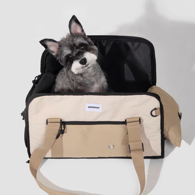 Multi - use Breathable Pet Carrier Going Out Handbag Car Seat - PIKAPIKA