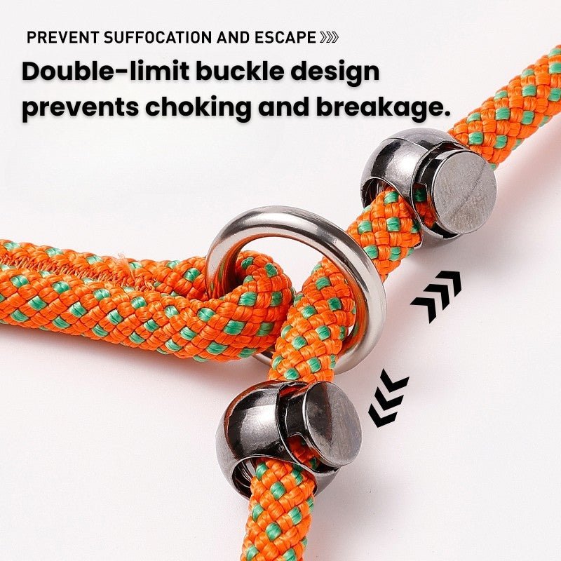 No - Pull Dog Training Leash Collar Set Heavy Duty 3.9 - 5.9 ft - PIKAPIKA