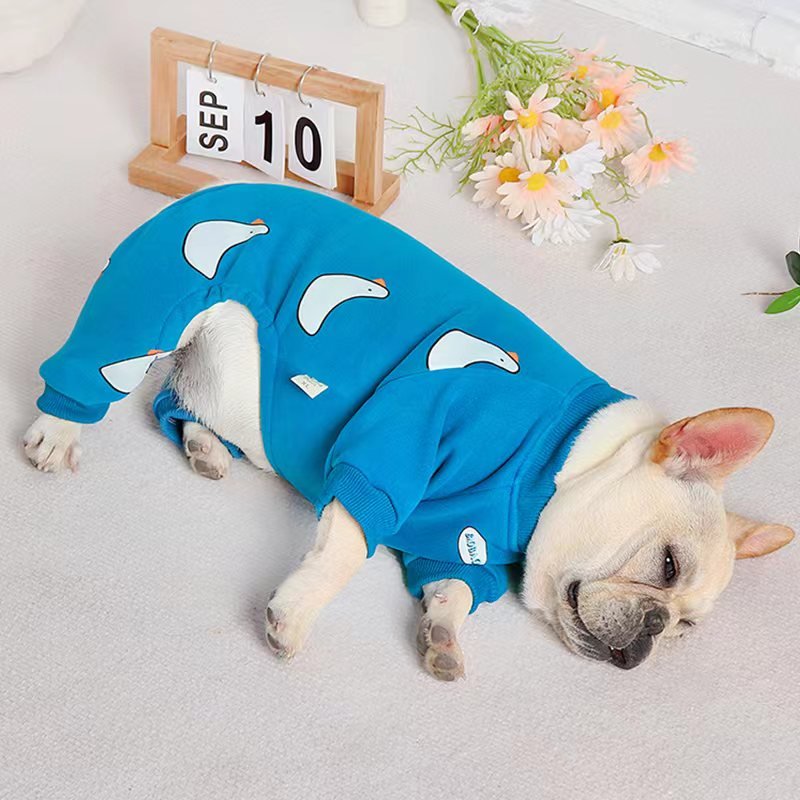 Onesie Pajama Bulldog Dog Clothes - PIKAPIKA